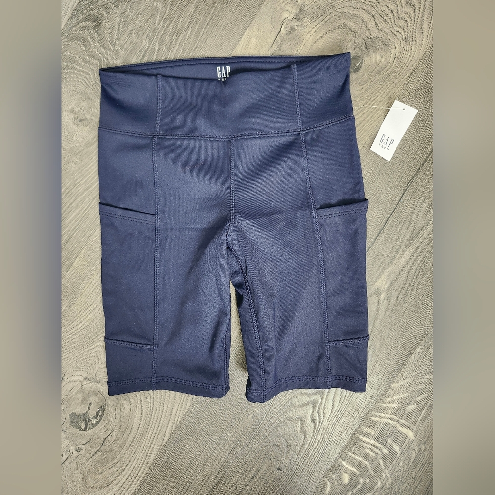 GAP Kids, Sz 10 Dark Blue Bike Shorts w pockets
